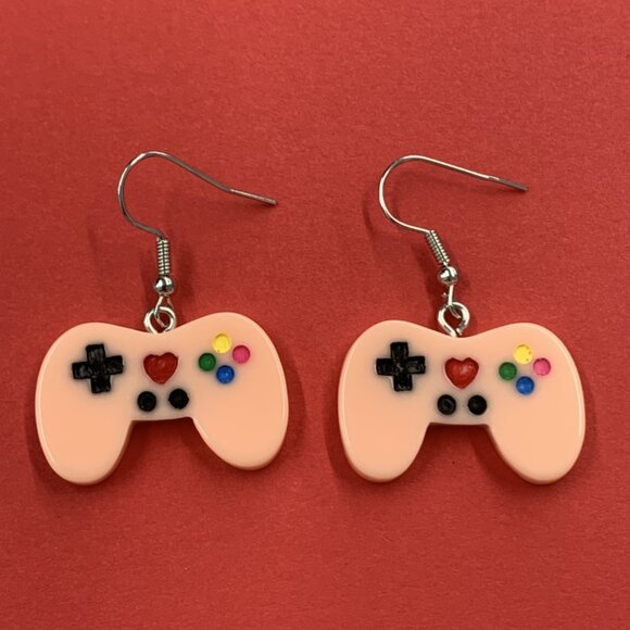 X Box Earrings, Gaming Earrings, Novelty Earrings, Gift Idea, Silly Earr… - Picture 2 of 4